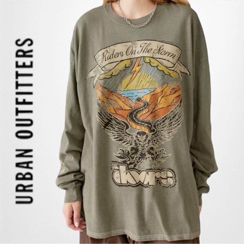 NEW Urban Outfitters UO The Doors Riders On The Storm Graphic Tee T-Shirt S M